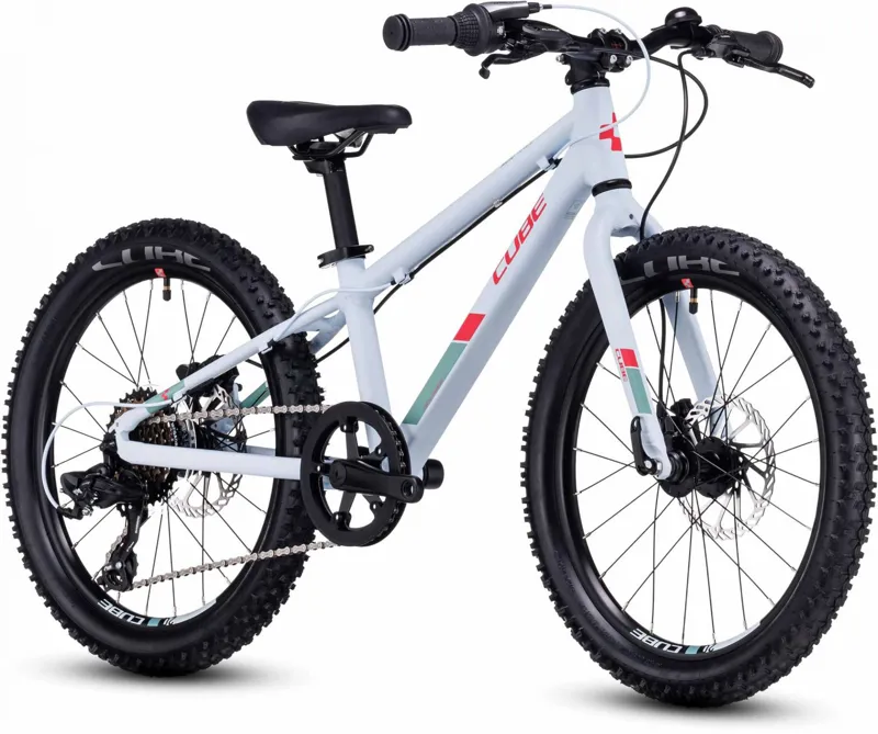 Cube Acid 200 Disc Children's Bike in Blue/Coral-5